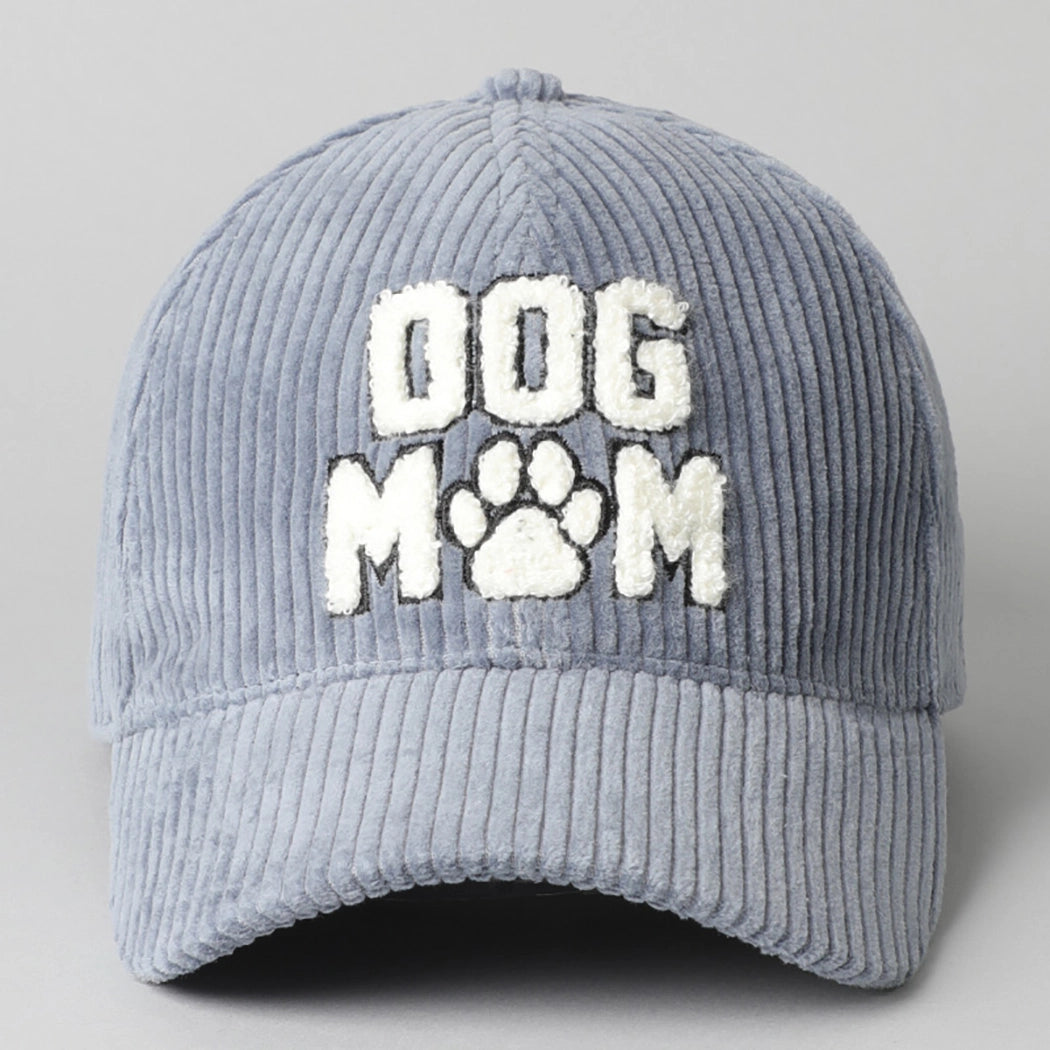 DOG MOM Corduroy Hat